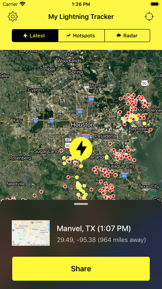 My Lightning Tracker & Alerts - 6.7.4 - (iOS)