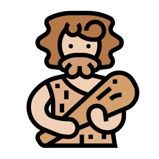Caveman Stickers App icon