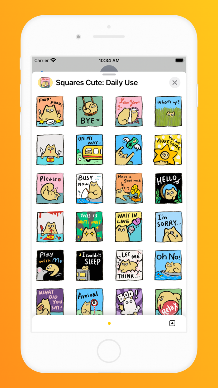 Squares Cute Daily Use