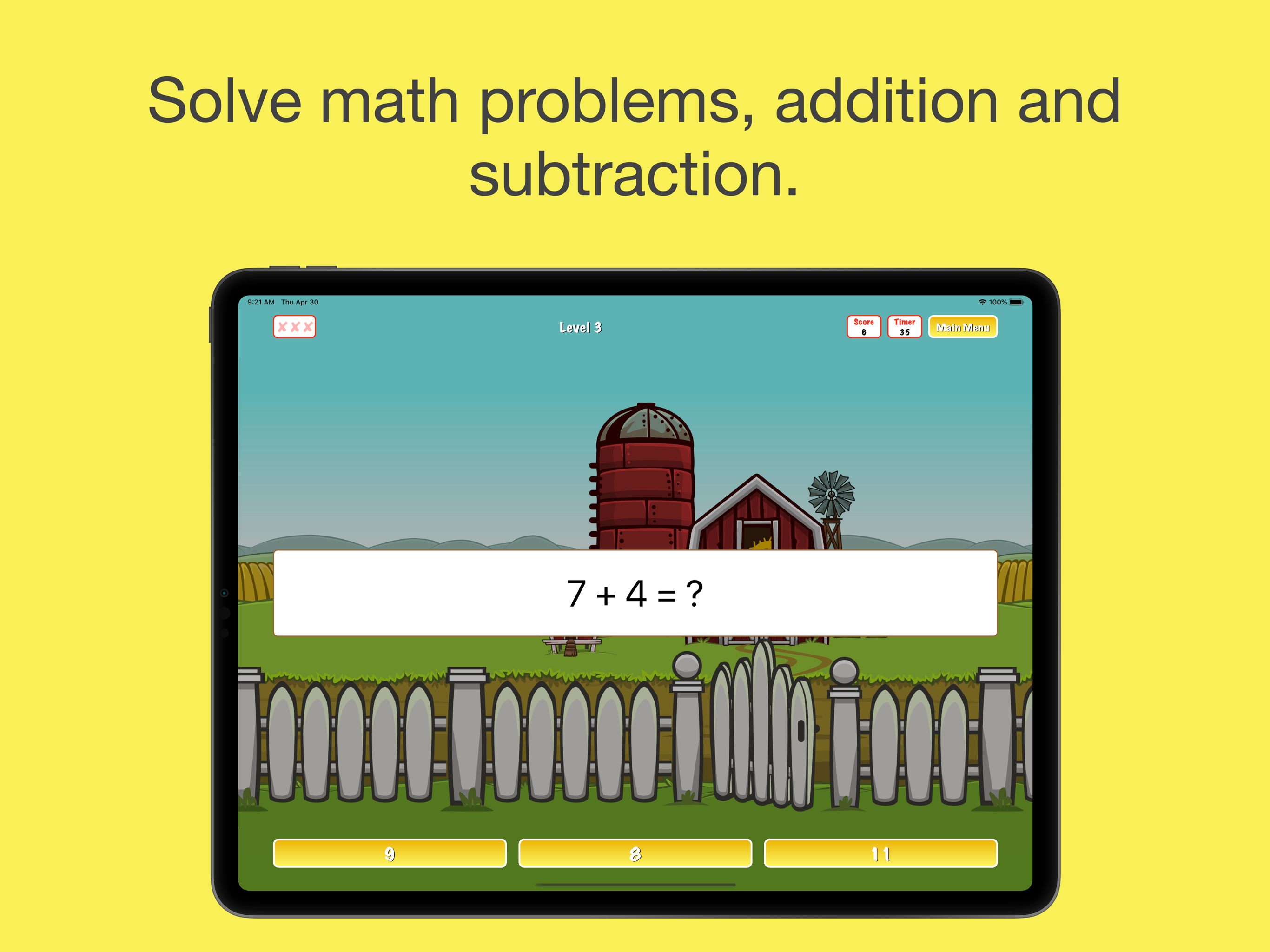 First Grade Math Challenge screenshot 7