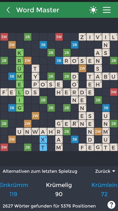 Word Master Pro Spiel-Screenshot