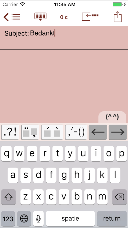 #1. Easy Mailer Dutch Keyboard (iOS) Podle: 4us