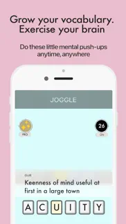 joggle - word puzzle game iphone screenshot 4