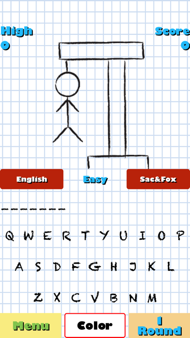 Hangman: Sac & Fox Edition Screenshot