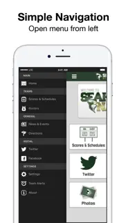 silverdale athletics iphone screenshot 3