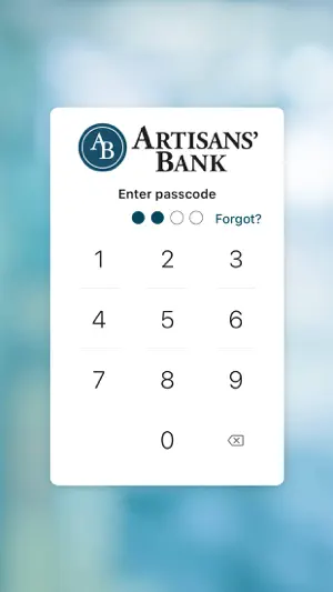 Artisans' Bank screenshot 2
