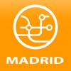 Public transport map Madrid icon