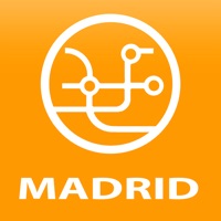 公共交通機関の地図マドリード
