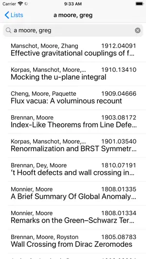 inspire hep browser screenshot 2