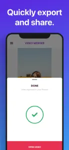 Video Merger □ Combine Videos screenshot #4 for iPhone