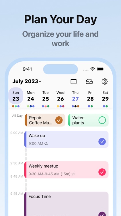 Daily Schedule Planner - Myday