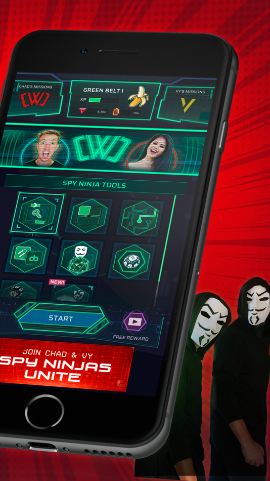 #2. Spy Ninja Network - Chad & Vy (iOS) 由: RHEI Creations Corp
