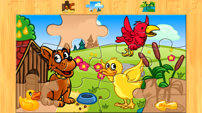 A farm animal jigsaw puzzle Screenshot