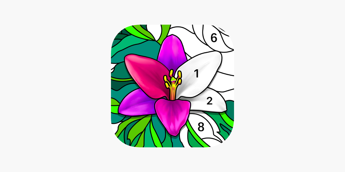 Peinture par numéro: coloriage dans l'App Store