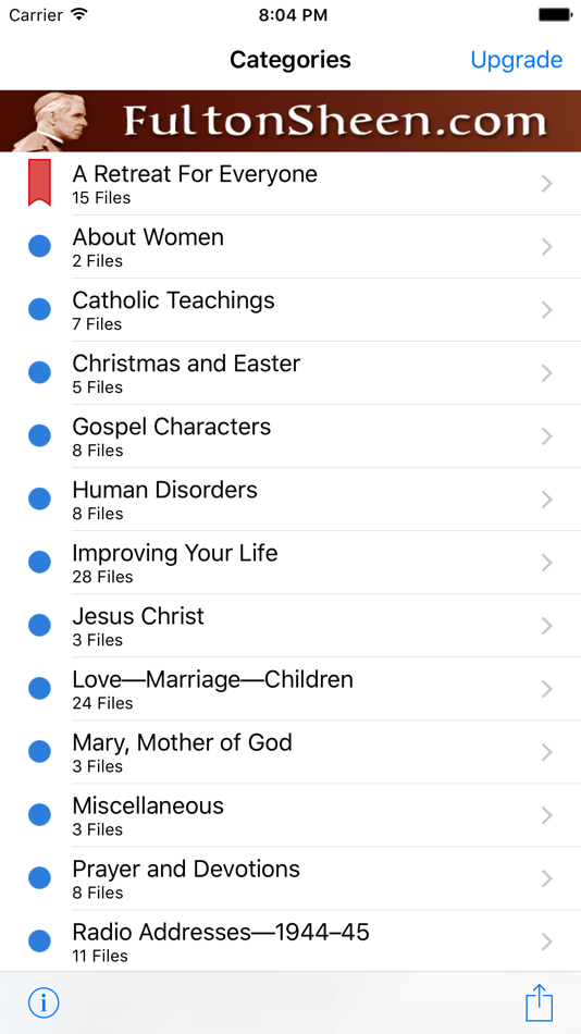 #1. Fulton Sheen Audio Library (iOS) 由: WGQM Partners, LLC