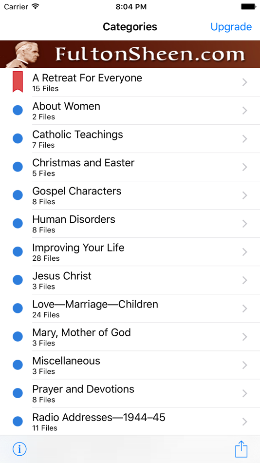 Fulton Sheen Audio Library - 1.7 - (iOS)