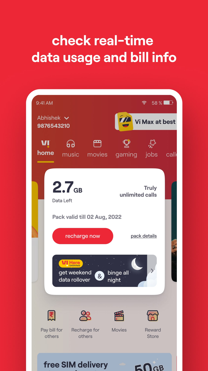 Vi Recharge Music TV