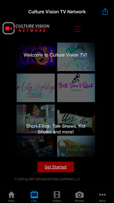 Culture Vision TV Network Screenshot