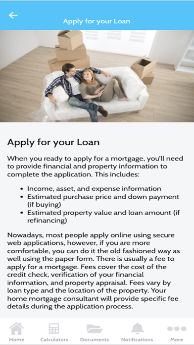 Vue Mortgage Screenshot