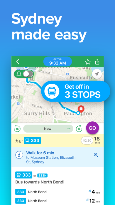 Sydney Transport: Bus & Rail Screenshot