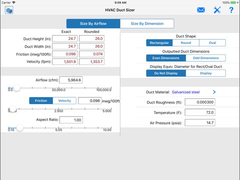HVAC Duct Sizerのおすすめ画像7