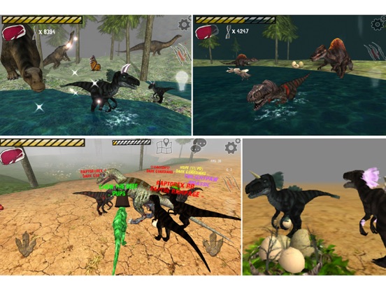 Raptor RPG - Dino Sim iPad screenshot 5 - Games app