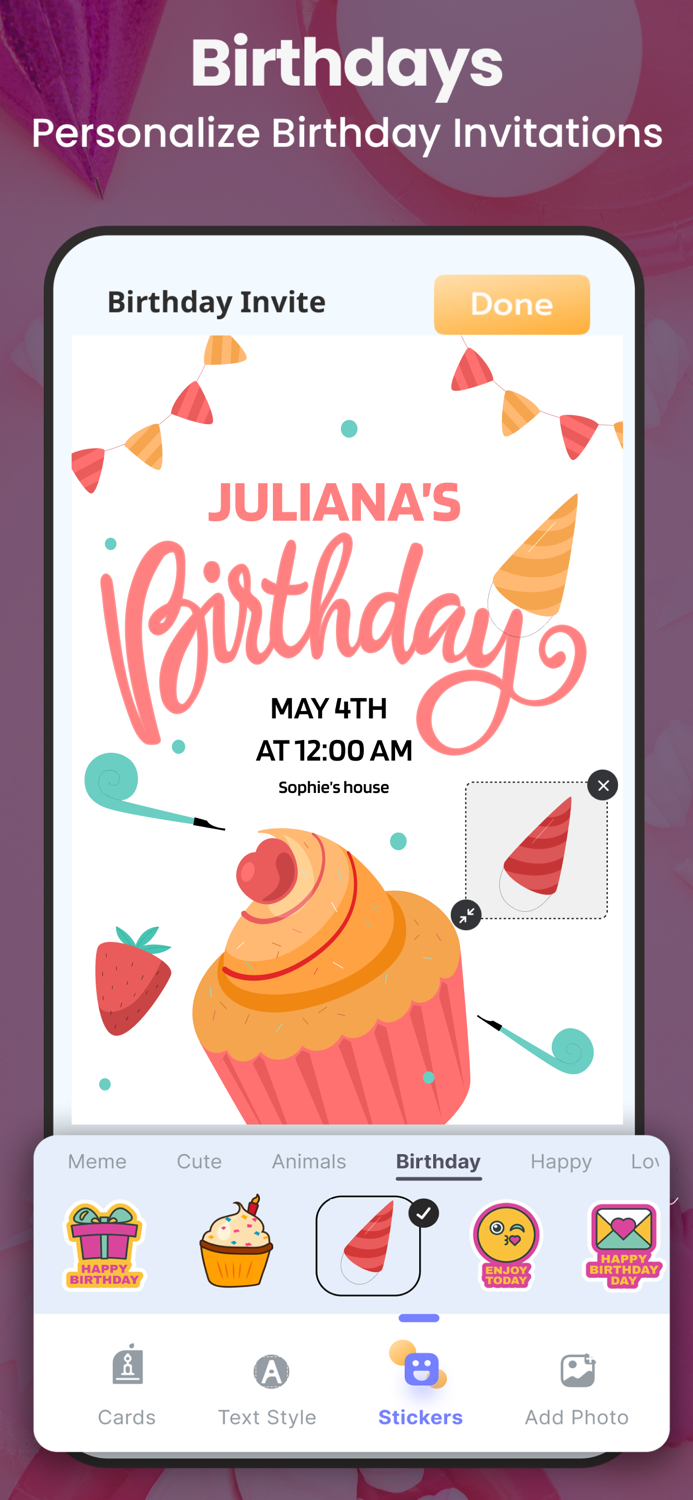 Invite Card Invitation Maker