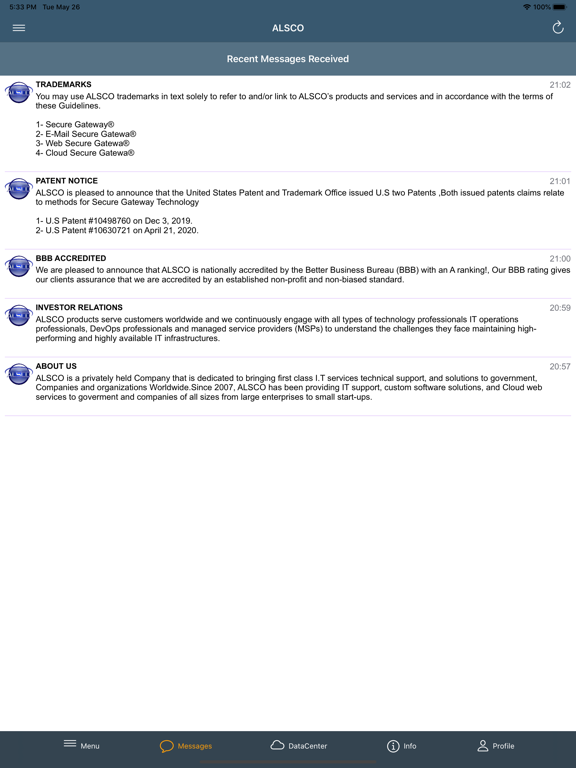 ALSCO! iPad screenshot 2 - Business app