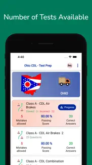 ohio cdl permit practice iphone screenshot 3