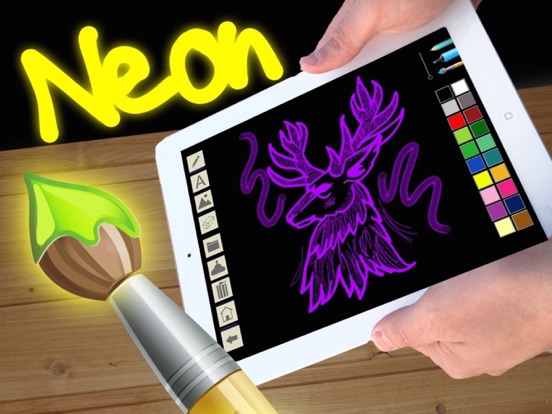 Screenshot #4 pour Dessiner avec néon à l'écran