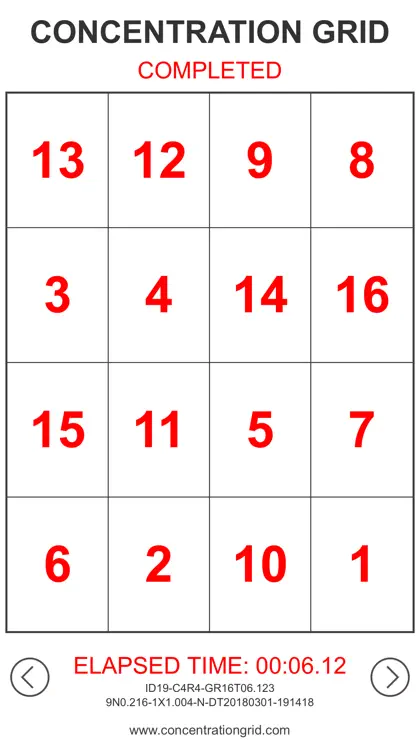 Captura 3 de 6 de Concentration Grid