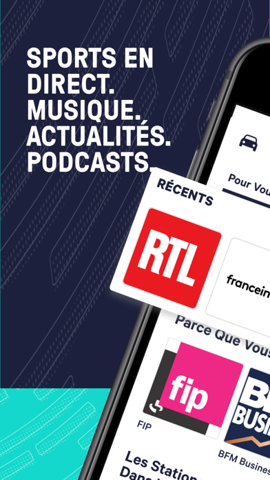 Screenshot #1 pour TuneIn Radio: musique, sport