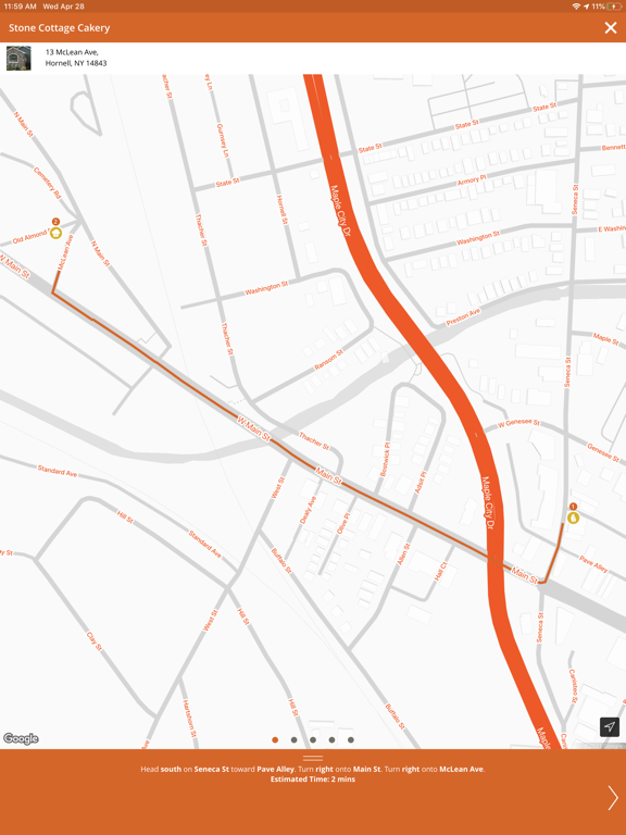 Discover Hornell iPad screenshot 10 - Travel app
