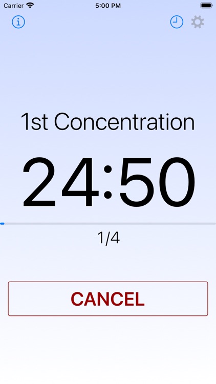 Concentration Timer