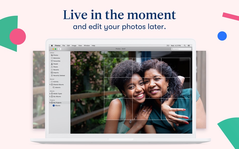 #3. Motif: Print photo memories (macOS) Podle: Mimeo