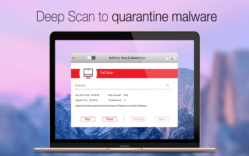 Screenshot #2 pour AntiVirus- Virus & Adware Scan