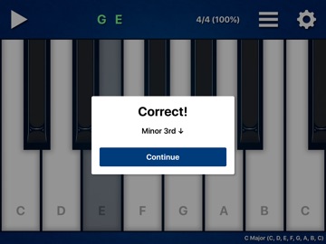 Interval Ear Training iPad screenshot