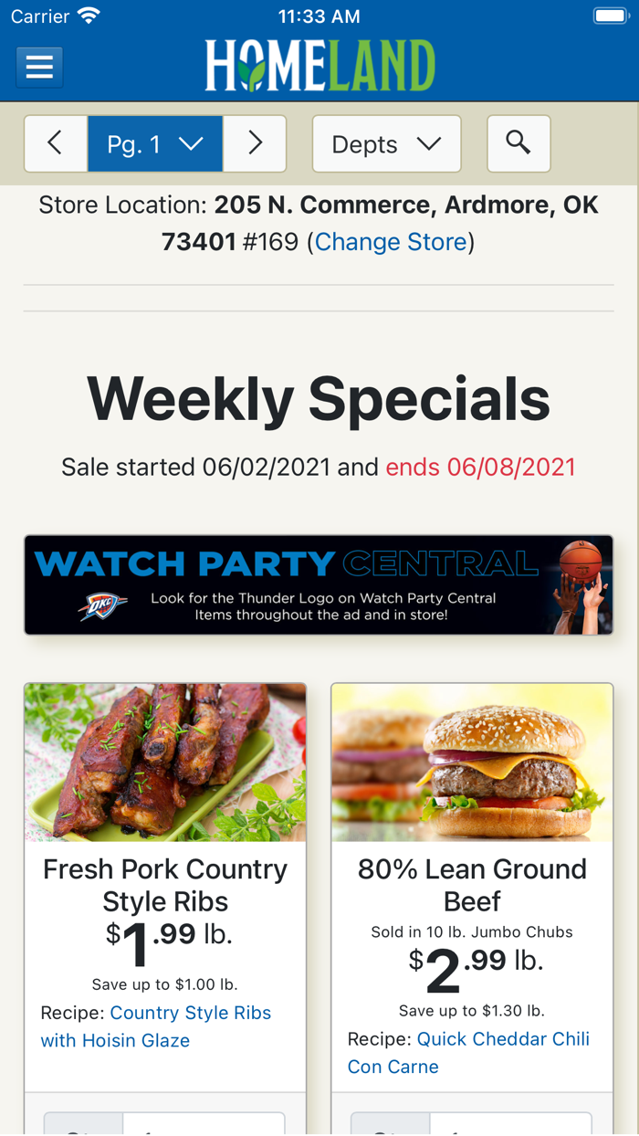 Homeland Supermarkets