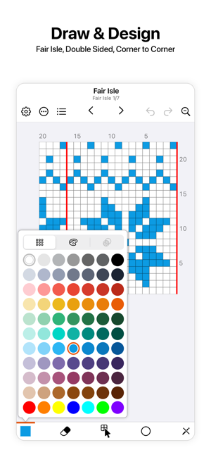 ‎Knitting Chart Screenshot