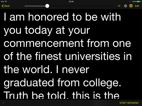 Screenshot #4 pour Voice Teleprompter Lite