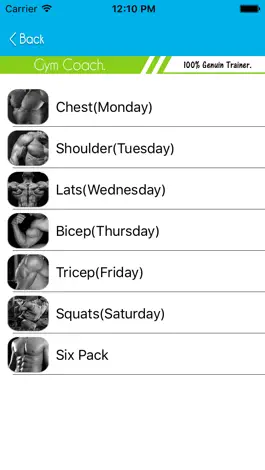 Game screenshot Gym Coach apk