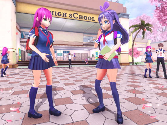 Screenshot #6 pour Anime School Girl Love Life 3D