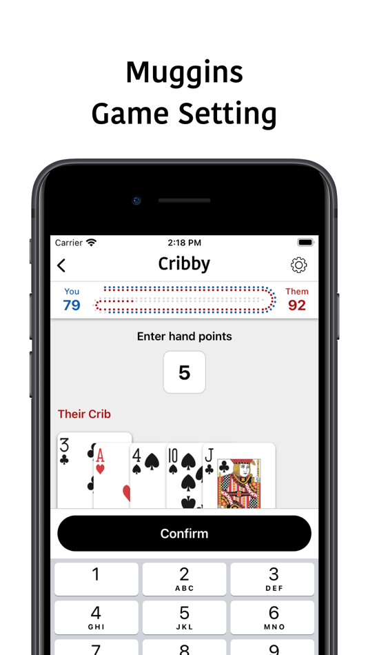#3. Cribby - Cribbage Card Game (iOS) By: Misquamicut Technologies LLC