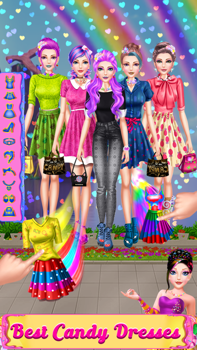 Sweet Candy Girl Beauty Makeup Screenshot
