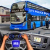 Icon Police Bus Simulator Game 2023