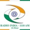 Radio India is Surrey's South Asian radio station, transmitting at 1110 AM
