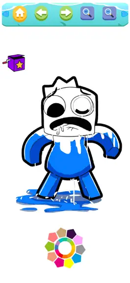 Game screenshot Cyan 2 Rainbow Coloring FRiend apk