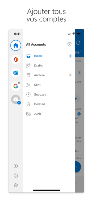 ‎Microsoft Outlook Capture d'écran