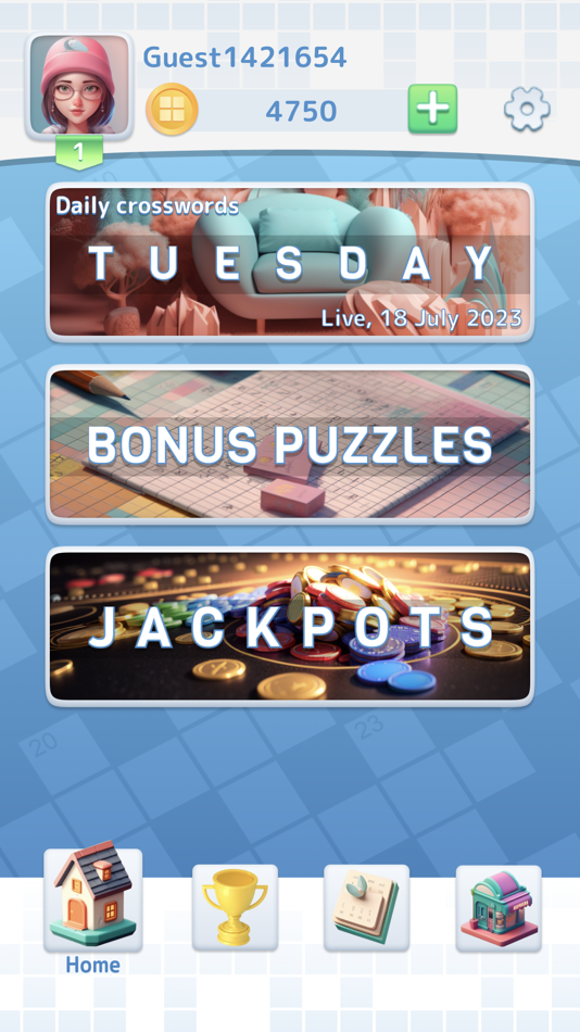 #1. Crossword Champ (iOS) Podle: Monster Brain Studios Ltd