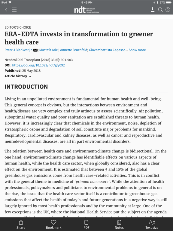 Screenshot #4 for ERA-EDTA Journals
